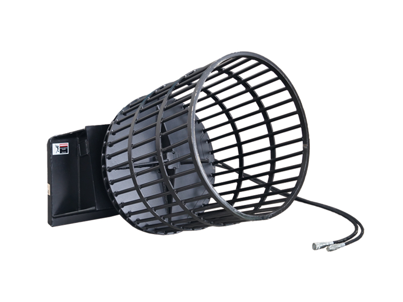 Revolutioneer het opruimen van puin met de Skid Steer Rotary Rock Picker