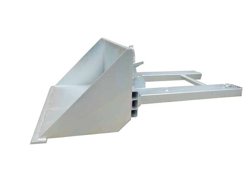 Ervaar efficiëntie met de op een heftruck gemonteerde frontlader-kiepbak