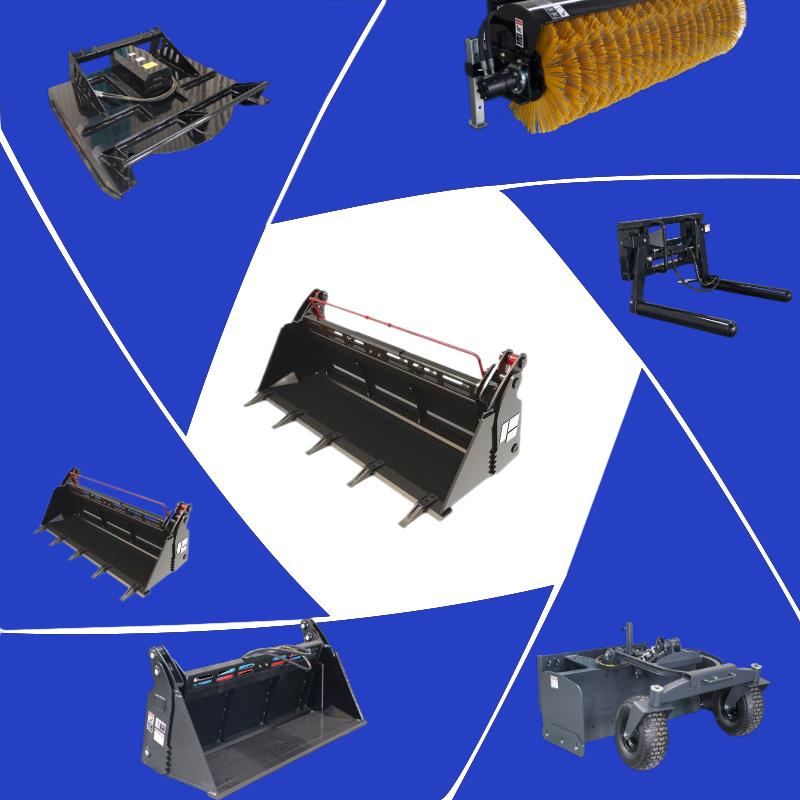 Hoekbezemhulpstukken voor schrankladers: perfect voor landschapsarchitectuur