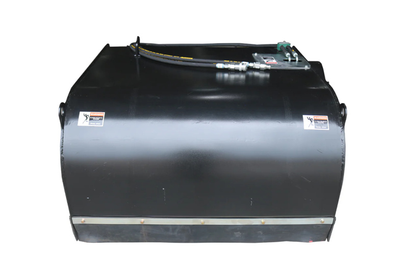 Mini Skid Steer Hydraulische Ophaalbox Bezemveger