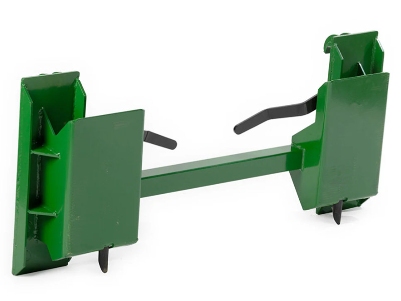 Quick Tach-adapter past op John Deere-conversie naar skid-steer