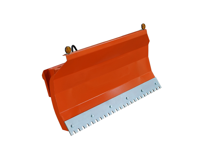 Overwin elk terrein met de Mini Skid Steer hydraulische sneeuwschuiver