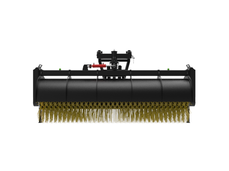 Zelfinstellende roterende bezem naar tractor