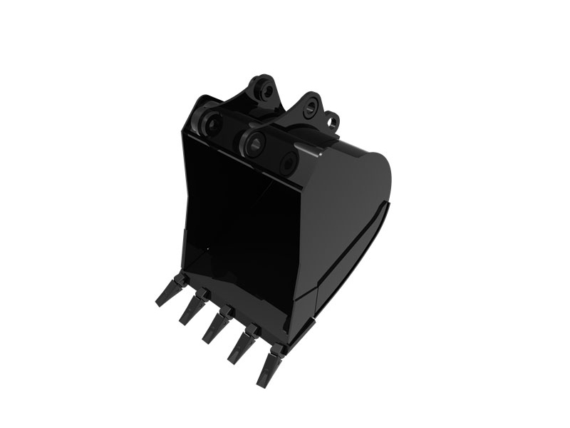 Zwaar uitgevoerde graafbakken voor laden en graven